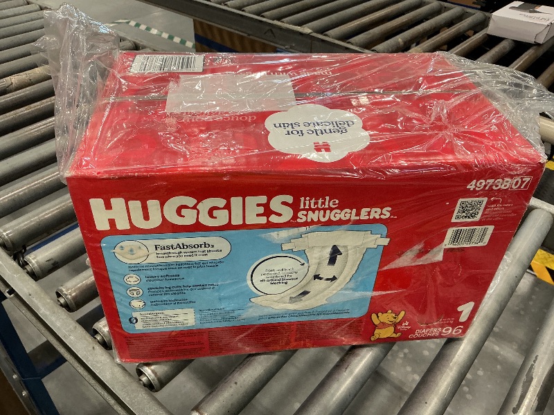 Photo 1 of Huggies Little Snugglers Newborn Diapers, 84 Count
