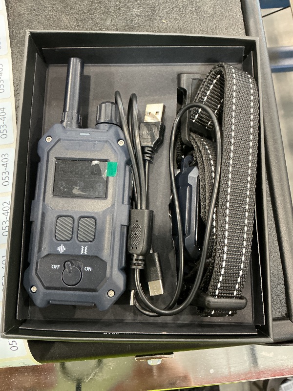 Photo 1 of BLACKDOG Military Dog Shock Collar - 4200ft Dog Training Collar with Remote, 4 Training Modes, Flashlight & Strobe, 3-Month Battery, IP67 Waterproof Dog E Collar for All Breeds 5-150lbs (Dark Blue)
