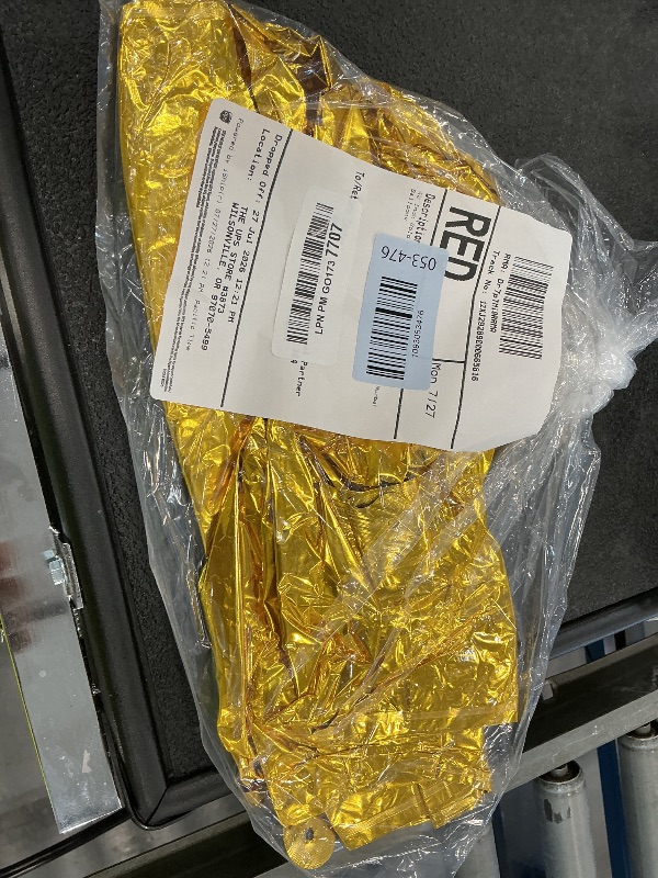 Photo 1 of 40 Inch Gold Number 7 Balloons Foil Digital Helium Number Balloons