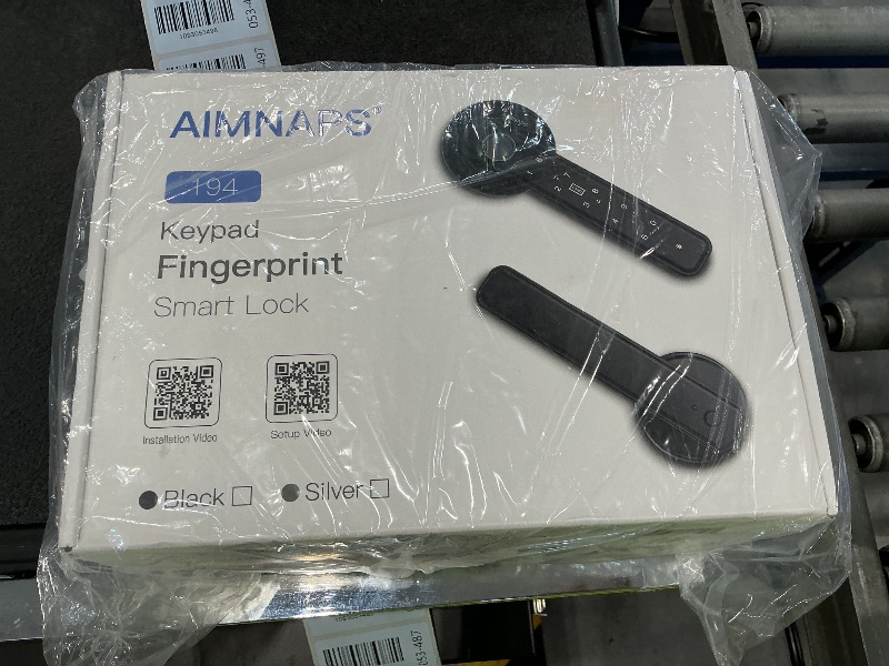 Photo 1 of AIMNAPS Smart Fingerprint Door Lock - Keyless Entry Black