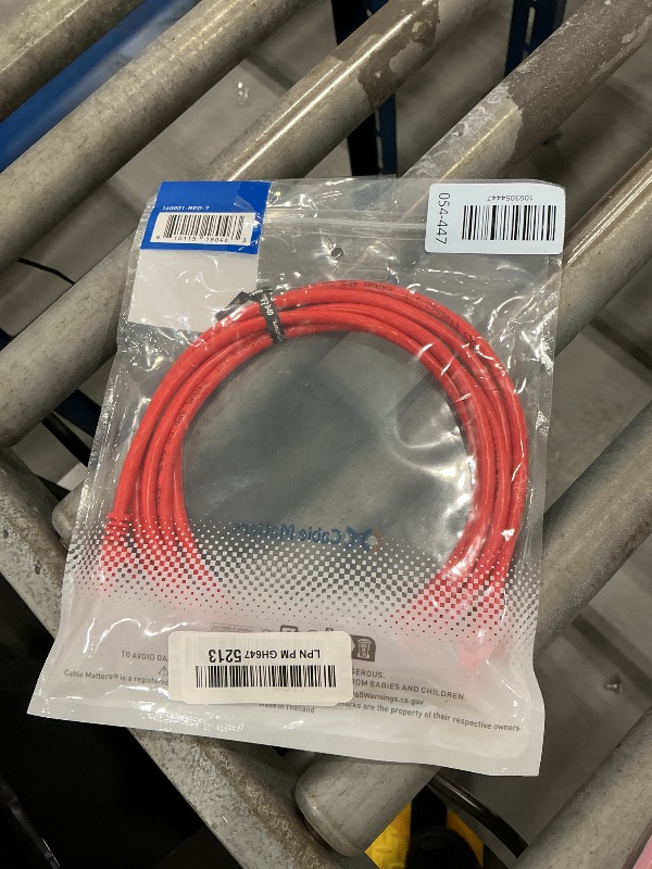Photo 1 of Cable Matters Cat 6 Ethernet Cable, 7ft, Red