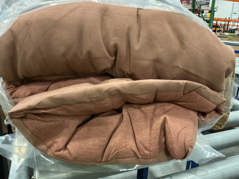 Photo 1 of Monbix Queen Comforter Set - 7 Pieces, Terracotta