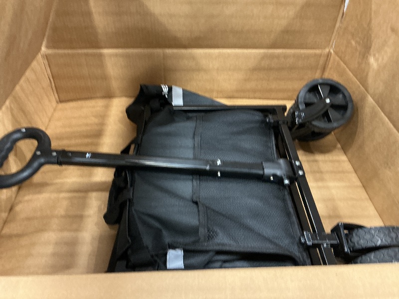 Photo 1 of Raynesys Collapsible Wagon Cart - 110L, 220LBS Capacity, Black