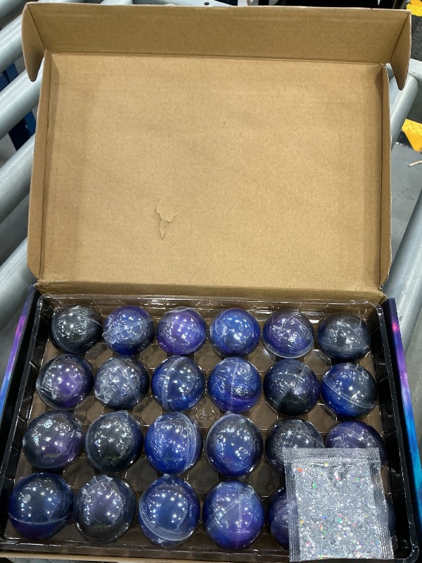 Photo 1 of MIAEZOUYOX 24 Pack Galaxy Slime Ball