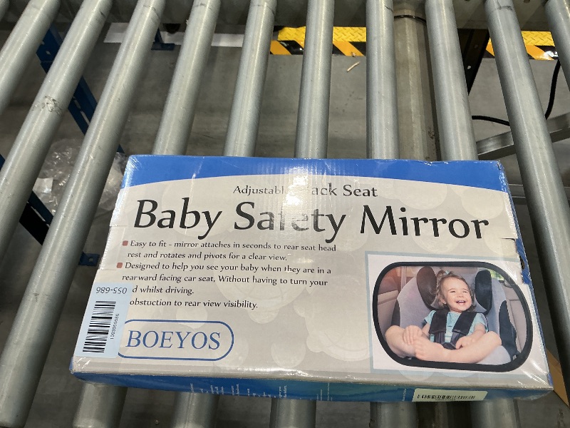 Photo 1 of BOEYOS Baby Car Mirror, Black