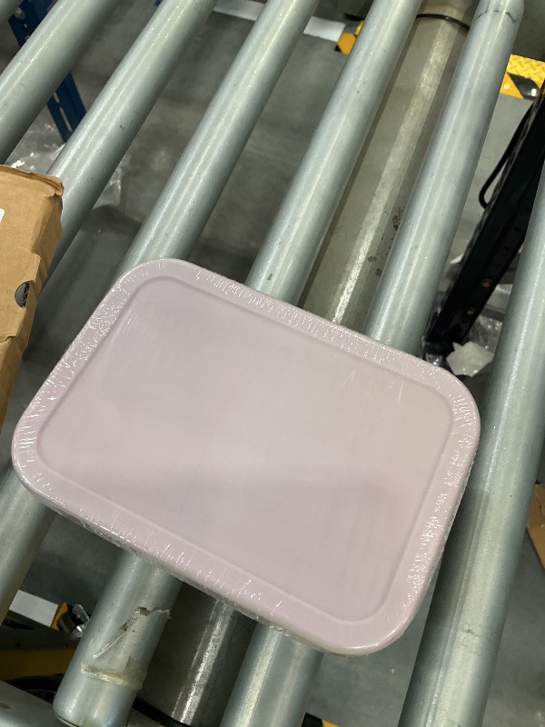 Photo 1 of EC-Gaze Stainless Steel Bento Box, 33oz Leak-proof Metal Lunch Box Container with Silicone Lid, Microwave-Safe, with Divider, Lunch Food Meal Prep Snack Container for School Work