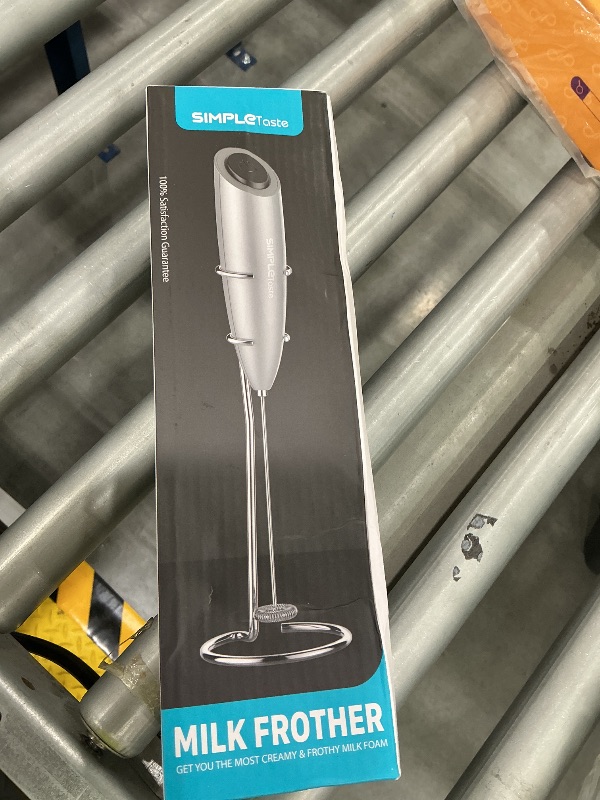 Photo 1 of SIMPLETASTE Milk Frother Handheld Electric Foam Maker Battery Operated
