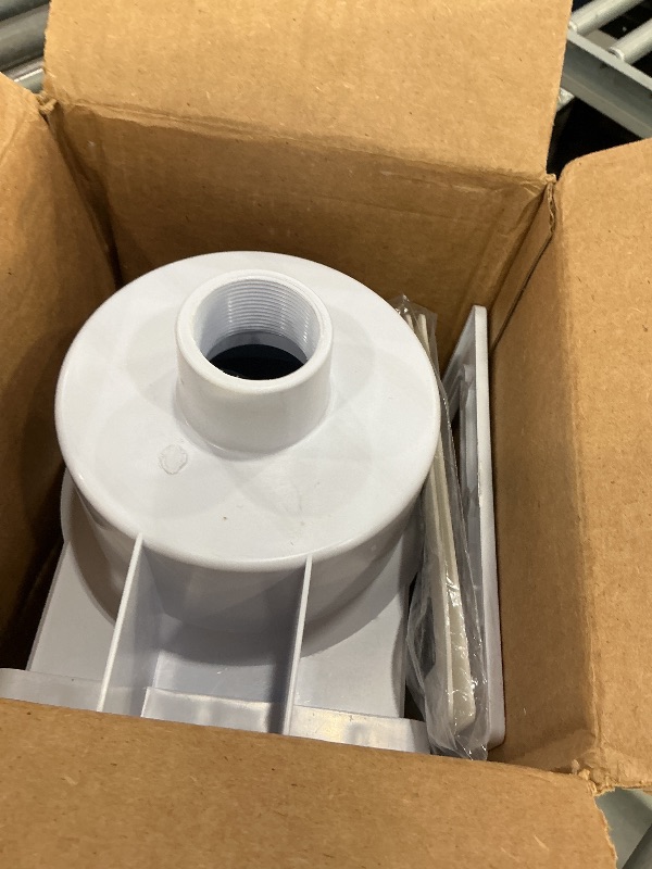 Photo 1 of JED Pool Tools Above Ground Pool Skimmer - Made in USA, Square Mouth Thru-The-Wall Skimmer & Accessory Kit (45-400)