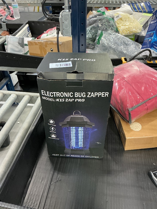 Photo 1 of Klahaite Bug Zapper Outdoor, Electric Mosquito Zapper, Fly Zapper Indoor Fly Traps, Mosquito Repellent Outdoor Patio & Backyard Covers 1/2 Acre, 4200V 3 Prong Plug, ABS Fireproof Plastic Outer