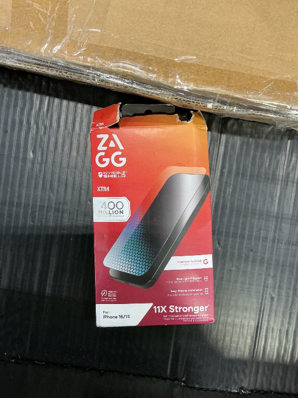 Photo 1 of ZAGG XTR4 Screen Protector for iPhone 16 / 15