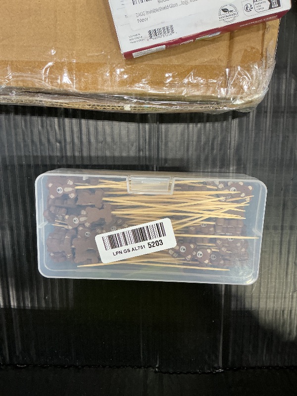 Photo 1 of Tioncy Bamboo Cocktail Picks with Bear