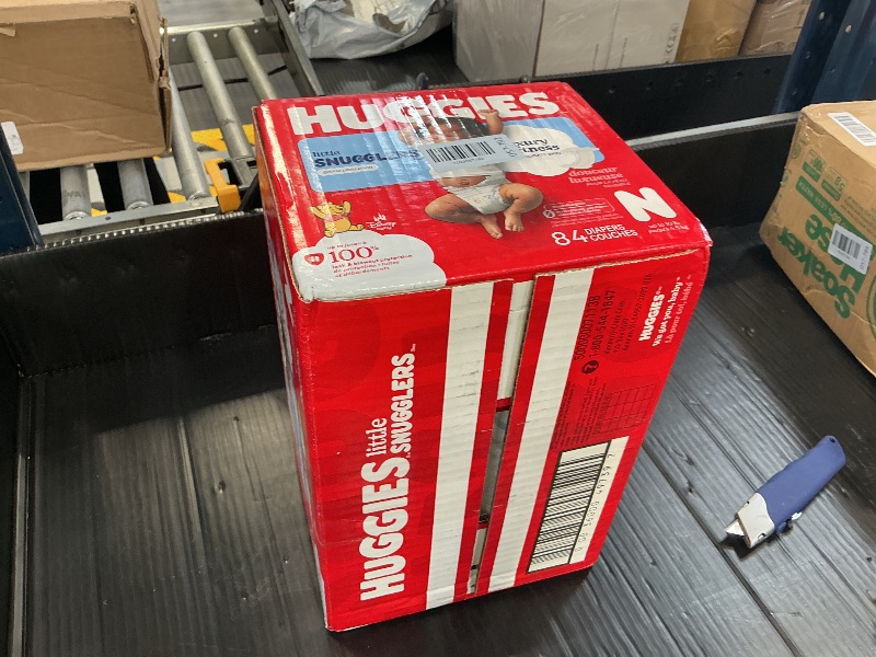 Photo 1 of Huggies Little Snugglers Newborn Diapers, 84 Count