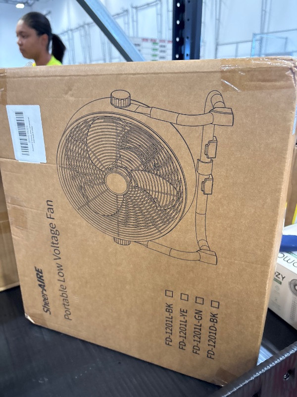 Photo 1 of SheerAIRE 15'' Rechargeable Floor Fan