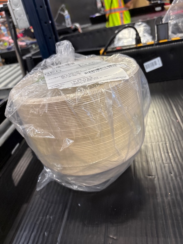Photo 1 of Homestockplus Large Disposable Bowl - Heavy Duty Paper Bowls - Made from Sugarcane and Bamboo Fiber, Microwave Safe - 48 Oz Paper Bowls for Soup, Salad, Ramen, Popcorn, etc.[50/Pack]