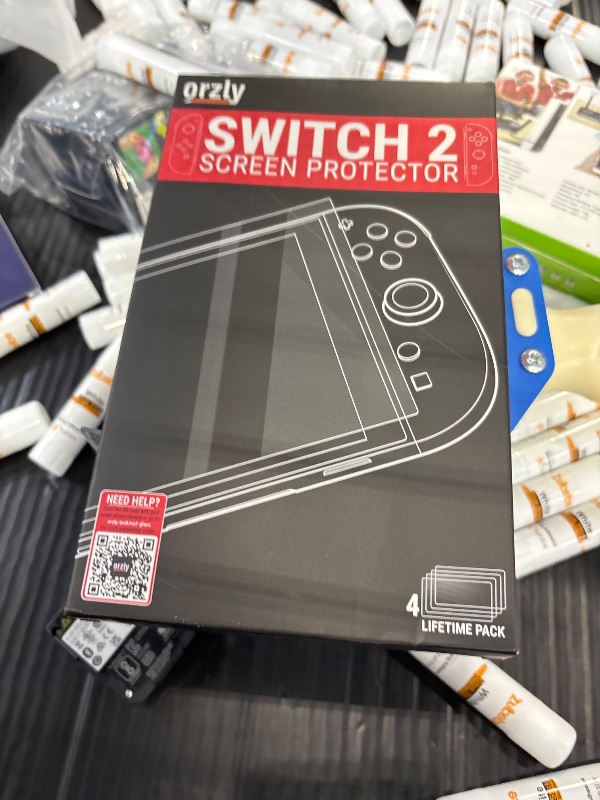 Photo 1 of Orzly Nintendo Switch 2 Screen Protector (7.9") 4-Pack