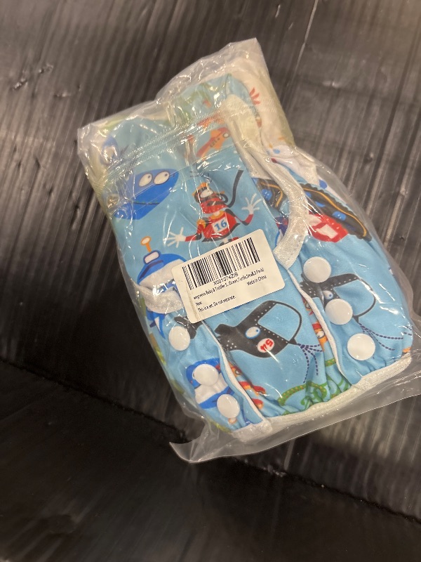 Photo 1 of wegreeco Reusable Baby Swim Diapers, Snap One Size, 3 Pack001074ZIB