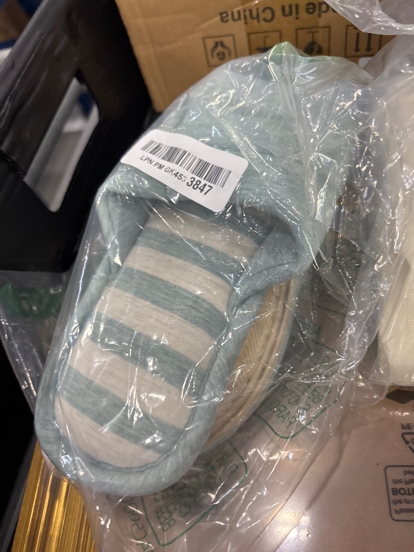 Photo 1 of shevalues Women's/Men's Open Toe Memory Foam Slippers