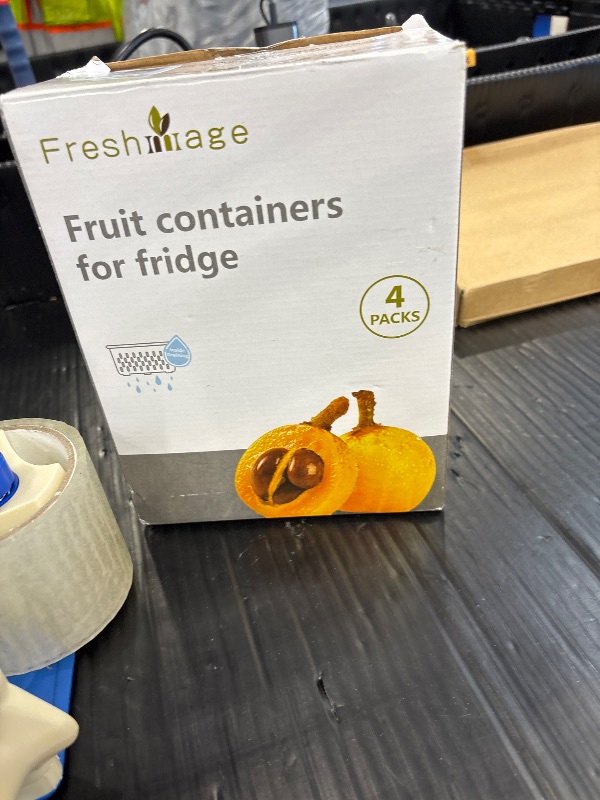 Photo 1 of Freshmage 4-Piece Fruit & Vegetable Fridge Container Set