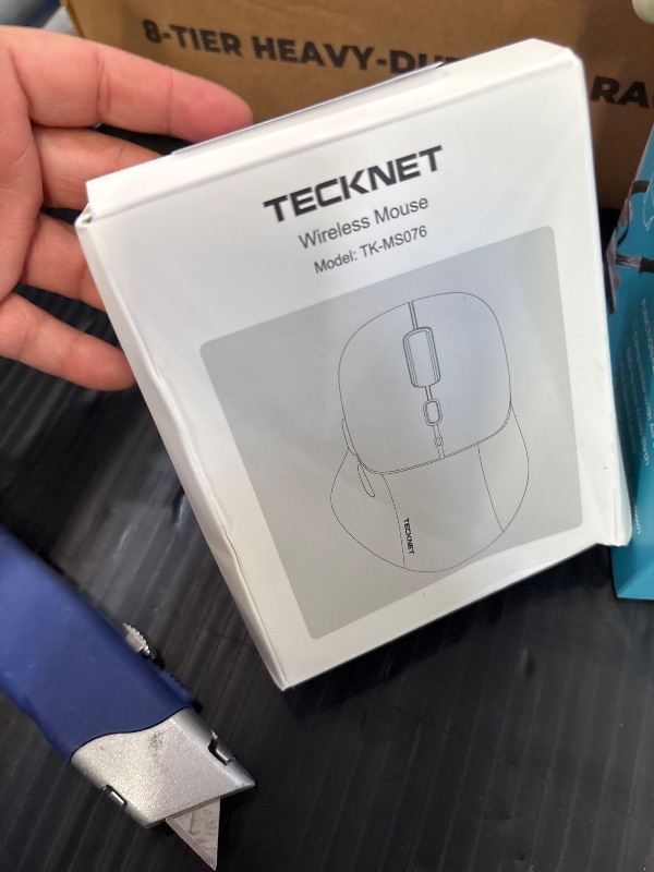 Photo 1 of TECKNET Wireless Mouse - Bluetooth 5.0/3.0, 2.4G, Rechargeable, Silent, 4800 DPI