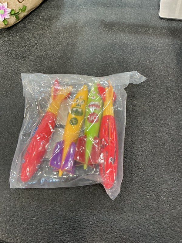View 2 of *** ONLY 4***     Daisiki 9 Pack Pool Toys