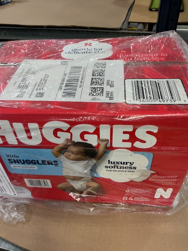 Photo 1 of Huggies Little Snugglers Newborn Diapers, 84 Count