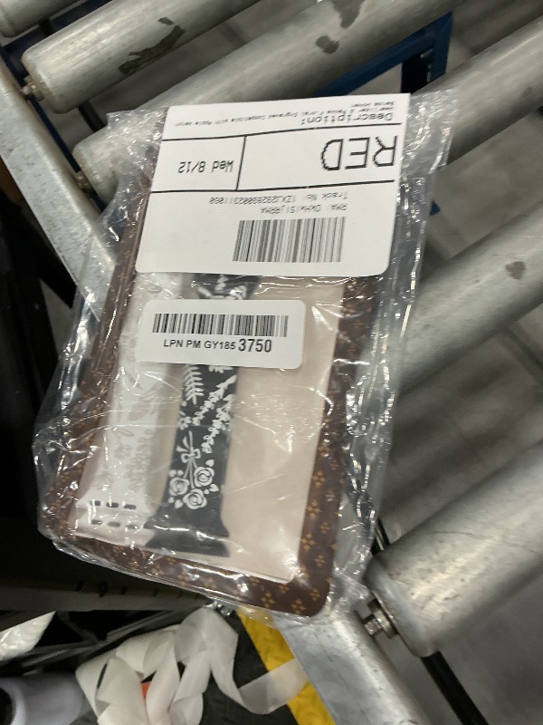 Photo 1 of Wearlizer Floral Engraved Smartwatch Bands for Apple Watch
