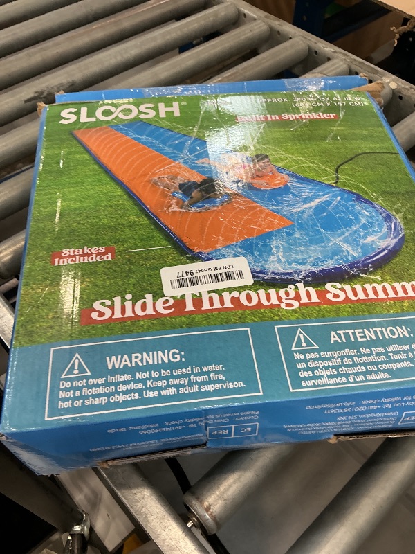 Photo 1 of Sloosh 22.5FT Double Lawn Water Slide