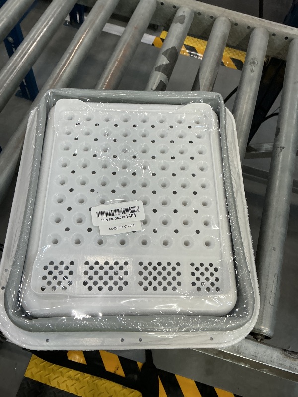 Photo 1 of Sipobuy Collapsible Dish Rack - White/Grey