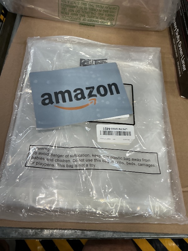 Photo 1 of ReliThick Clear Book Covers - 100 Pack, Fits 9.5" x 15"