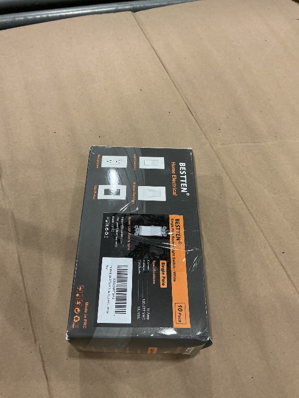 Photo 1 of BESTTEN Single Pole Decorator Wall Light Switch