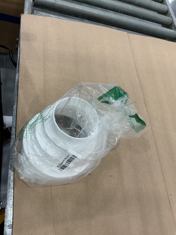 Photo 1 of Vent Systems 3"-6" White Plastic Duct Reducer Adapter