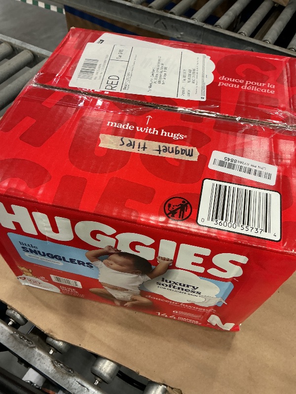 Photo 1 of Huggies Little Snugglers Newborn Diapers, 144 Count