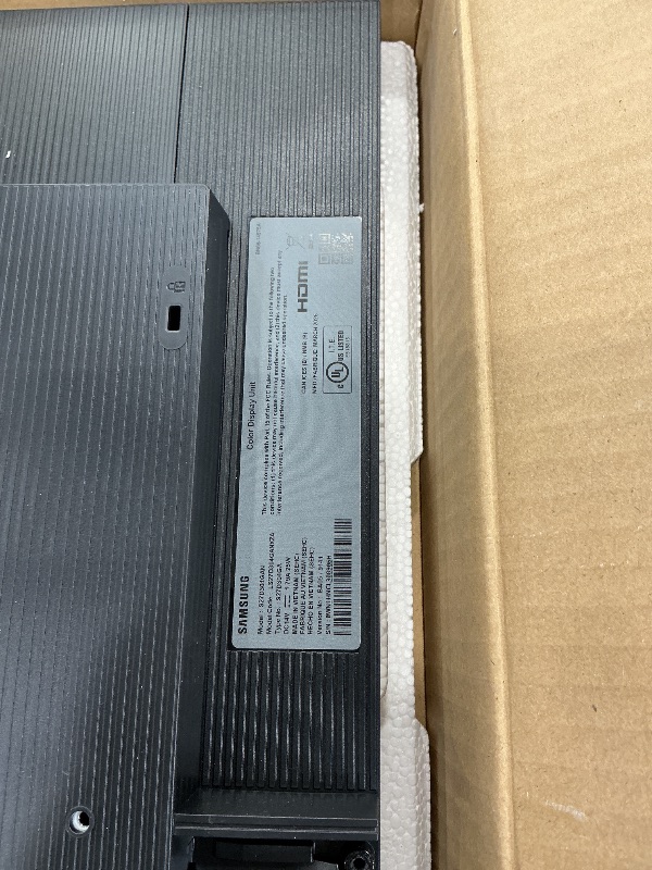 Photo 1 of Samsung 27" (S30GD) Essential Monitor with IPS Panel power cable missing
