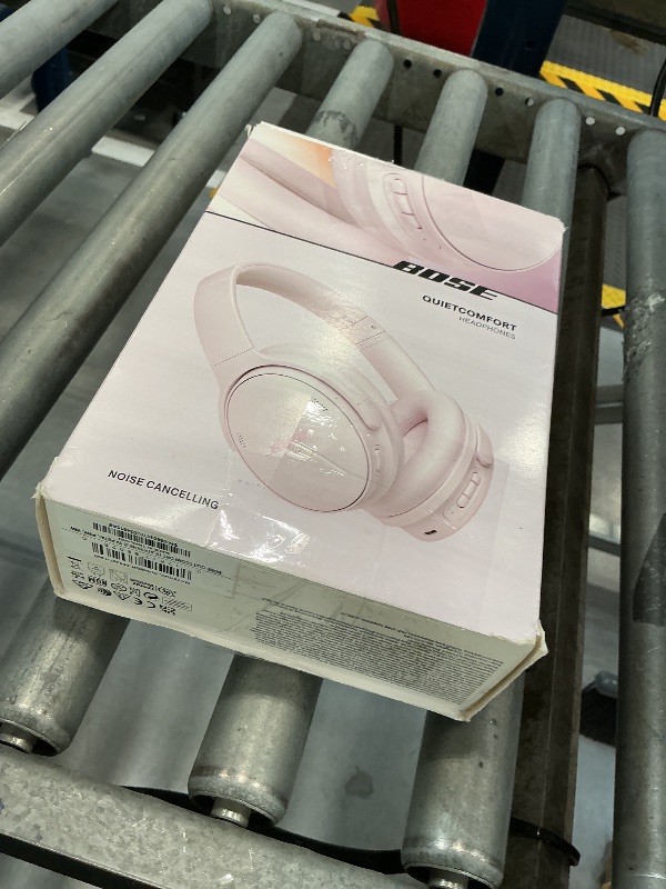 View 3 of Bose QuietComfort Headphones - Wireless Bluetooth Headphones, Active Over Ear Noise Cancelling and Mic, USB-C Charging, Deep Bass, Up to 24 Hours of Playtime, Petal Pink - Limited Edition Color