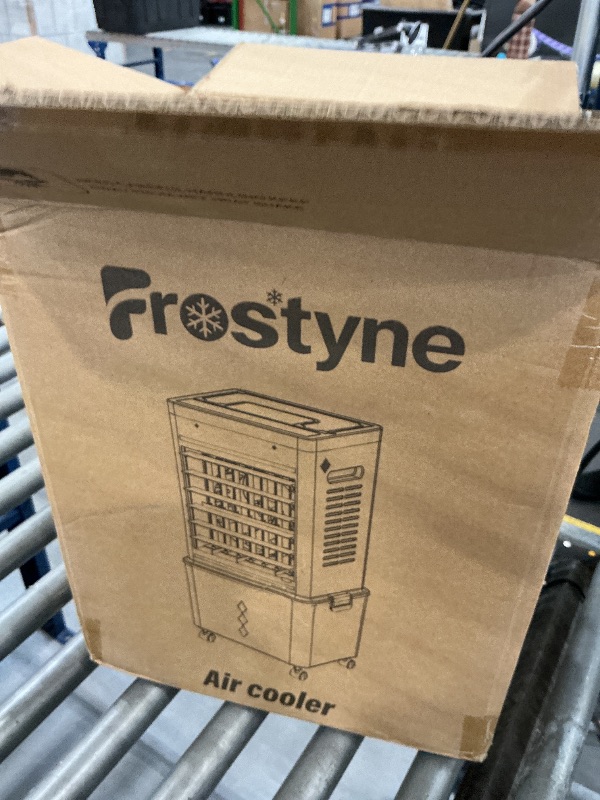 View 2 of NON-FUNCTIONAL. PARTS ONLY----------------Frostyne Portable Evaporative Air Cooler - 3-Gallon, 6-Speed, Black42089081
