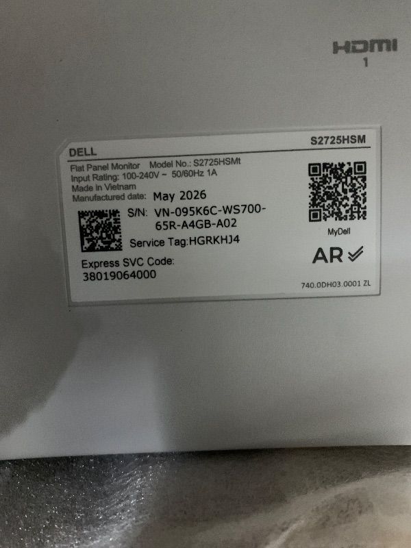 View 6 of Dell 27 Plus Monitorÿ- s2725hsm, W129254830