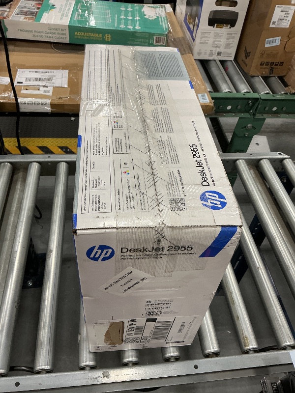View 2 of HP DeskJet 2955 Wireless All-in-One Color Inkjet Printer, Scanner, Copier, Best-for-Home, 3 Month Trial of Instant Ink Included, AI-Capable (A24HJA)