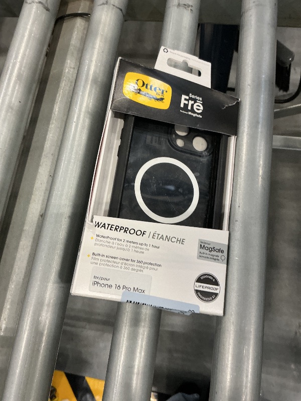 Photo 1 of OtterBox FR Series Waterproof Case for iPhone 16 Pro Max - Black