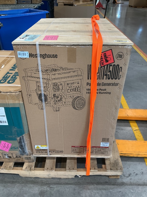 Photo 1 of Westinghouse 18000 Peak Watt Home Backup Portable Generator, Remote Electric Start, Transfer Switch Ready 30A & 50 Outlets, Gas Powered, CO Sensor