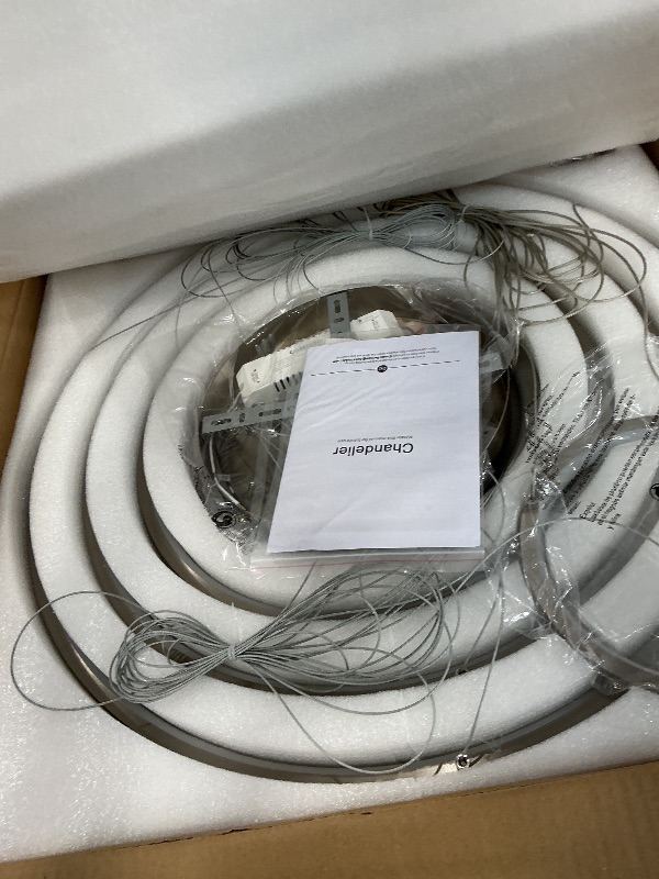 Photo 1 of AIRYPHANT 5-Ring LED Chandelier