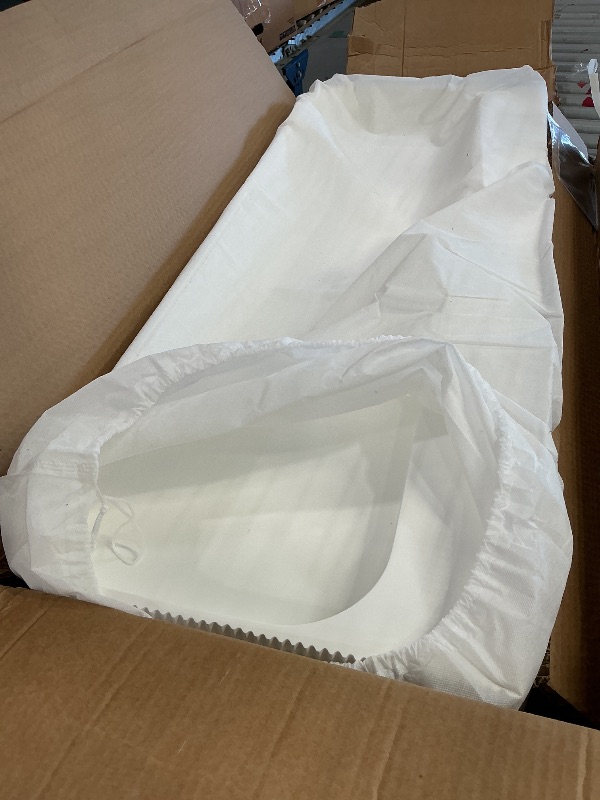Photo 1 of MonBlari 47" Solid Surface Wall Mount Sink, Center Drain, Matte white