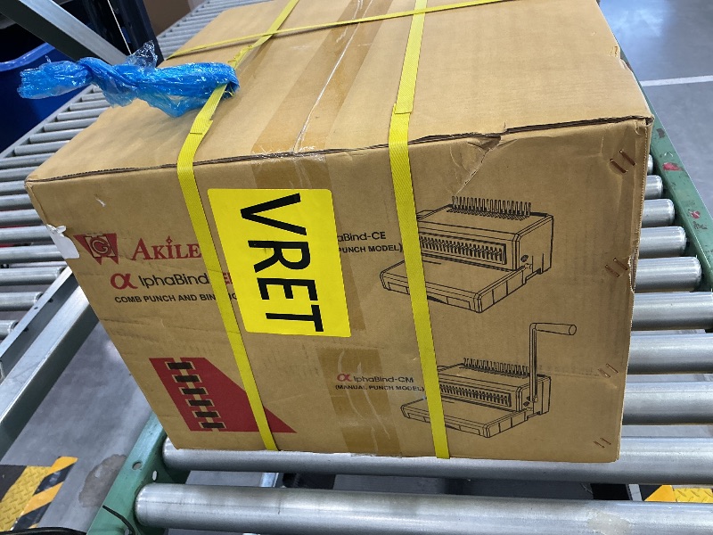 Photo 1 of Akiles AlphaBind-CE Electric Comb Punch & Bind Machine
