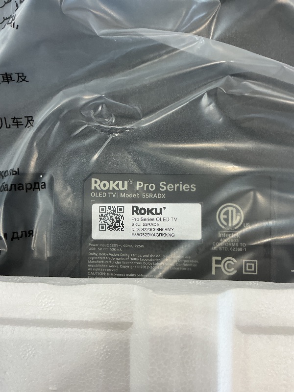 Photo 1 of Roku 55-Inch Pro Series Smart TV | 4K OLED 120Hz | 2026 RokuTV