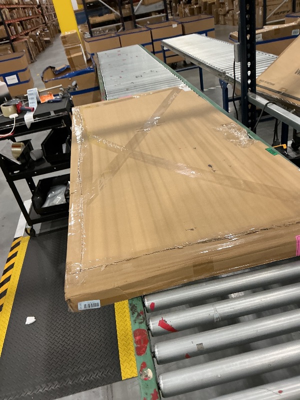 Photo 1 of Monoprice Table Top 6 Feet Wide - Black Custom Sized for Sit-Stand Height Adjustable Riser Desk - Workstream Collection