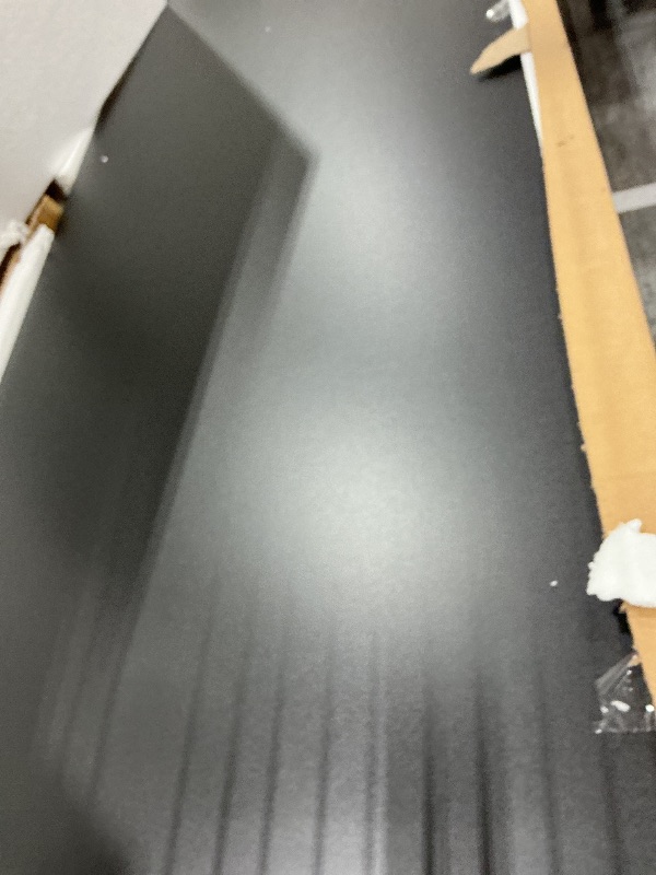 Photo 1 of Monoprice Table Top 6 Feet Wide - Black Custom Sized for Sit-Stand Height Adjustable Riser Desk - Workstream Collection