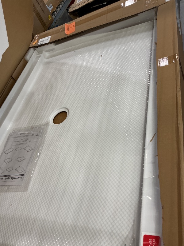 View 2 of DreamLine SlimLine 36"x54" Shower Base - White