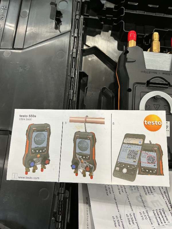 Photo 1 of Testo 550s Digital Manifold Kit