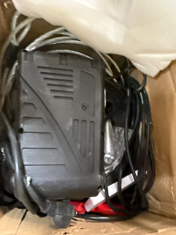 View 3 of ****NON FUNCTIONAL , PARTS ONLY , CABLE DAMAGED ********NEWTRY Electric Hoist Winch 1100lbs