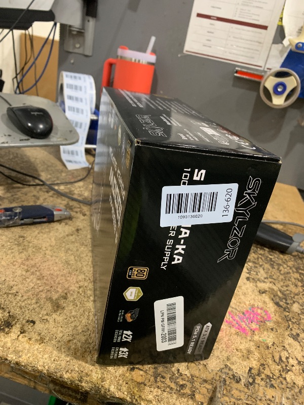 View 2 of 1000W Fully Modular Power Supply, 80+ Gold Certified PSU | ATX 3.1 & PCIe 5.1 Ready | 12V-2x6 Connector | 140mm Low-Noise Fan | 105? Japanese Capacitors | Black PSU