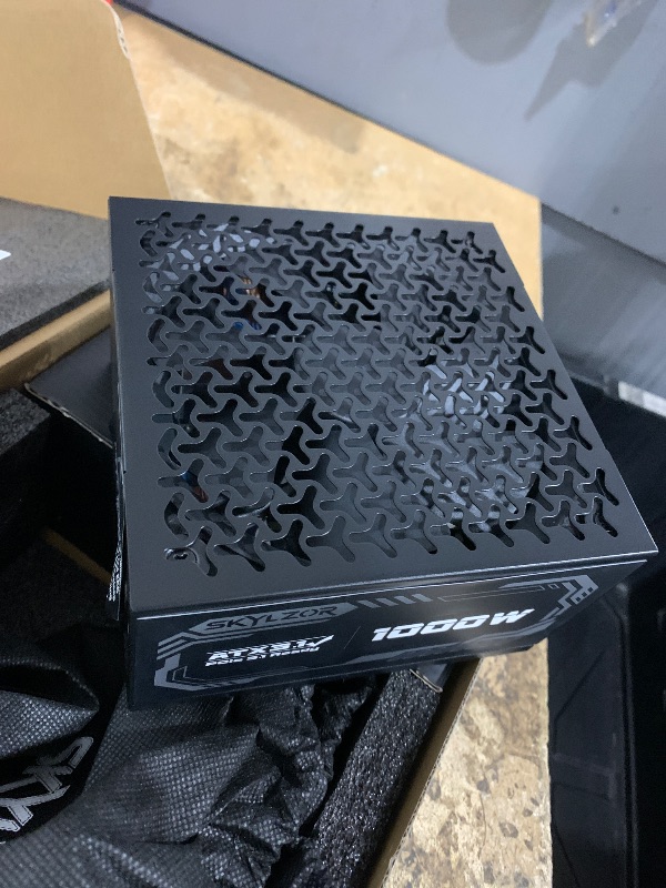 View 4 of 1000W Fully Modular Power Supply, 80+ Gold Certified PSU | ATX 3.1 & PCIe 5.1 Ready | 12V-2x6 Connector | 140mm Low-Noise Fan | 105? Japanese Capacitors | Black PSU